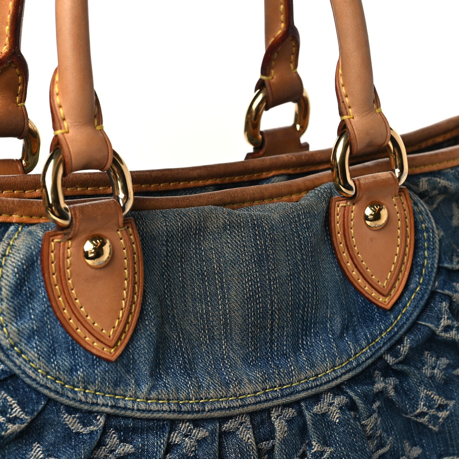 Louis Vuitton Denim Neo Cabby GM Blue 9 of 11