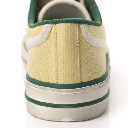 Gucci Canvas Web Womens 1977 Tennis Sneakers 37.5 Burro Mystic White 9 of 11