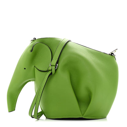 Loewe Calfskin Mini Elephant Crossbody Bag Apple Green 1 of 9