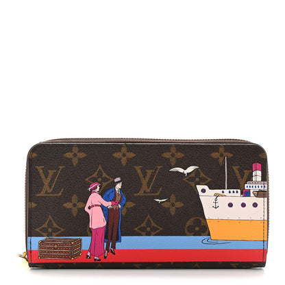 Louis Vuitton Monogram 2016 Christmas Animation Zippy Wallet Rouge 1 of 9