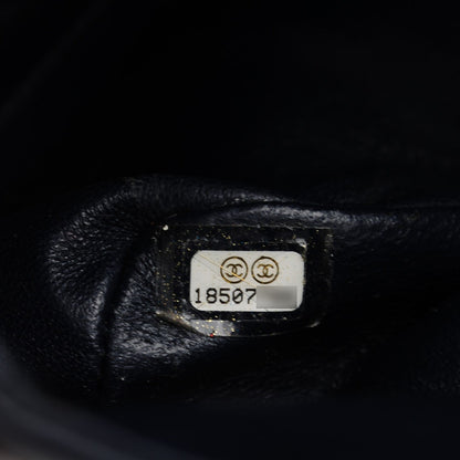 Chanel Lambskin Quilted Maxi Double Flap Dark Blue 9 of 9