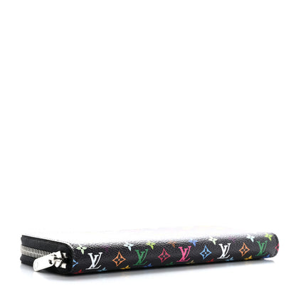 Louis Vuitton LV X TM Monogram Multicolor Clemence Wallet Black 4 of 7