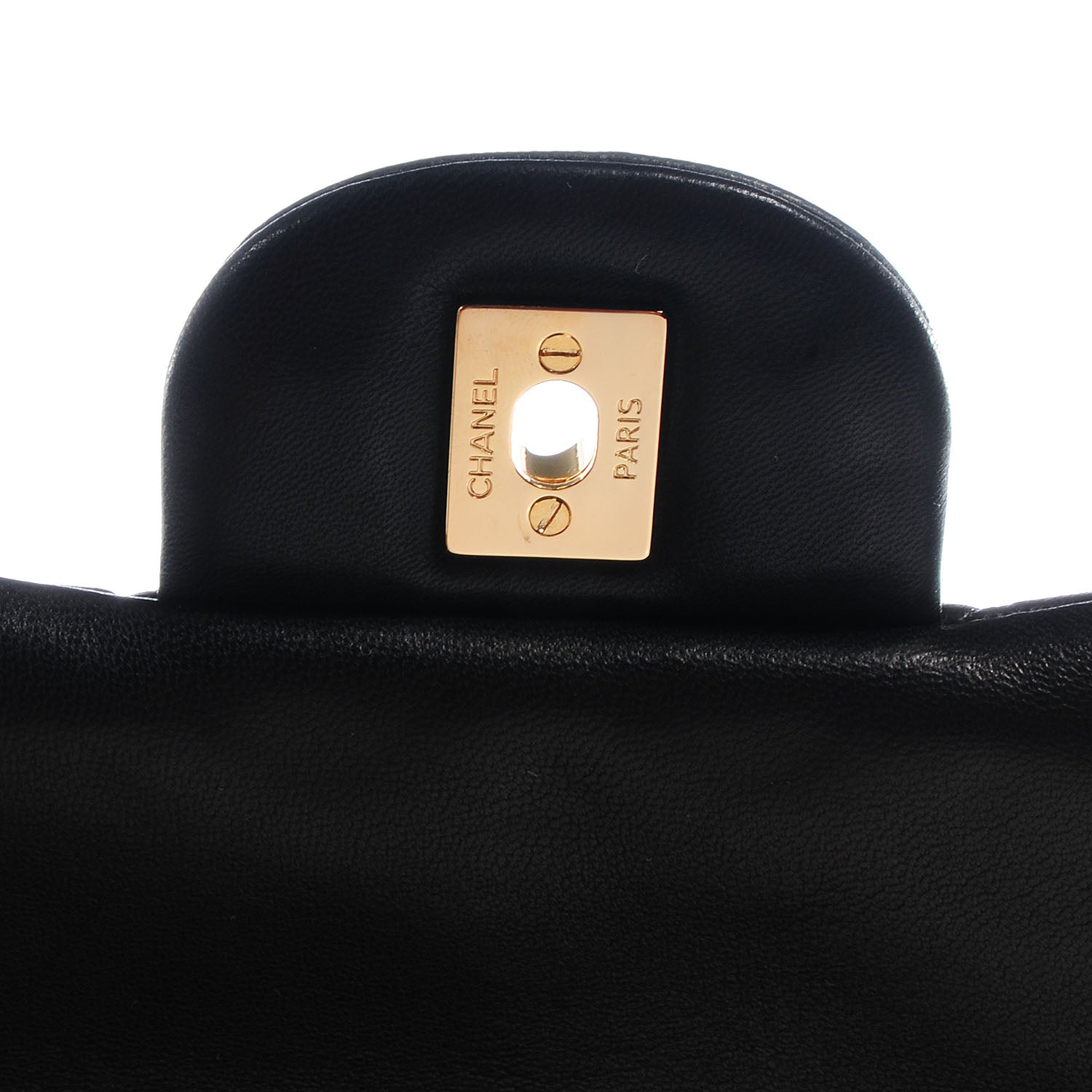 Chanel Lambskin Quilted Maxi Double Flap Black 6 of 9