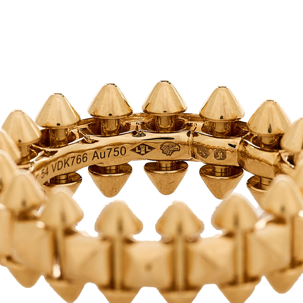 Cartier 18K Pink Gold MM Clash De Cartier Ring 54 7 6 of 6