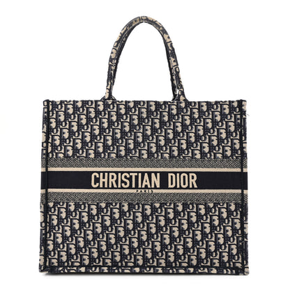 Christian Dior Oblique Large Book Tote Blue Multicolor 1 of 13