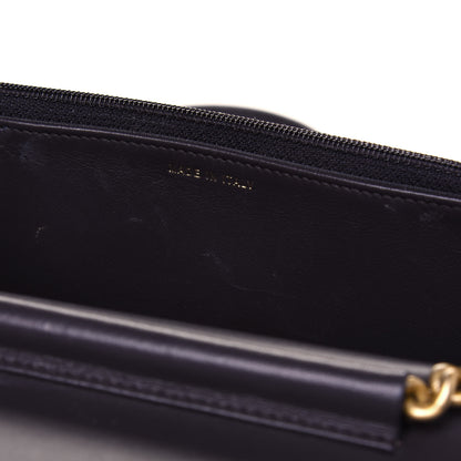 Chanel Lambskin Quilted Boy Wallet On Chain WOC Dark Grey 7 of 16