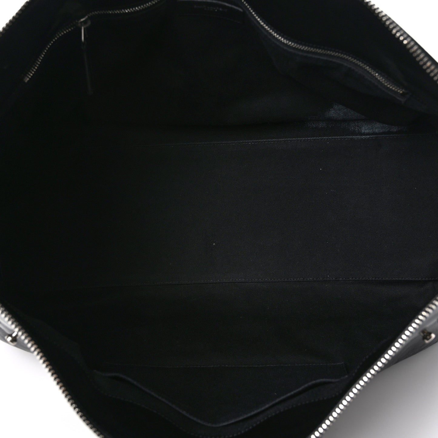 Cracked Shiny Calfskin Medium Souple Sac De Jour Duffle Black