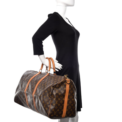 Louis Vuitton Monogram Keepall Bandouliere 55 2 of 14