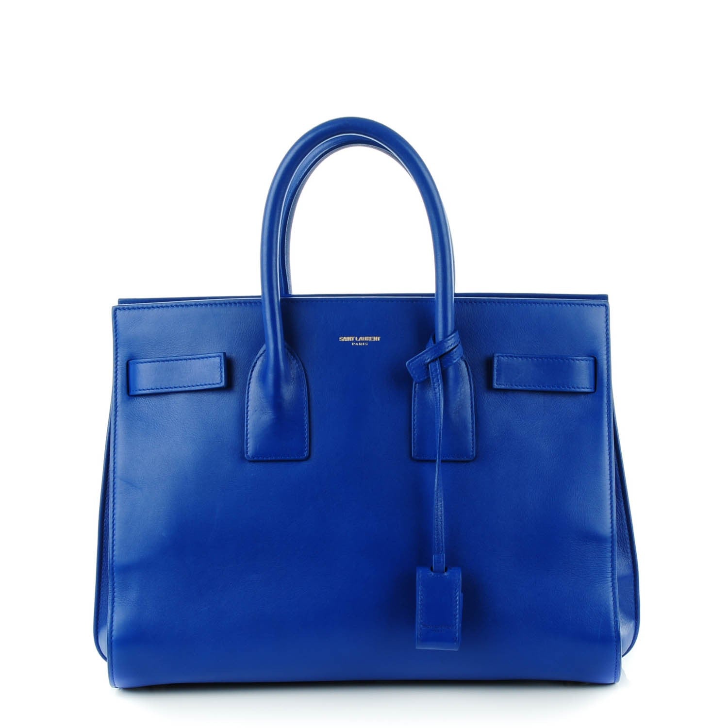 Saint Laurent Calfskin Small Sac De Jour Blue Majorelle 1 of 7