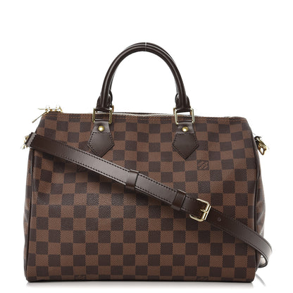 Louis Vuitton Damier Ebene Speedy Bandouliere 30 1 of 8