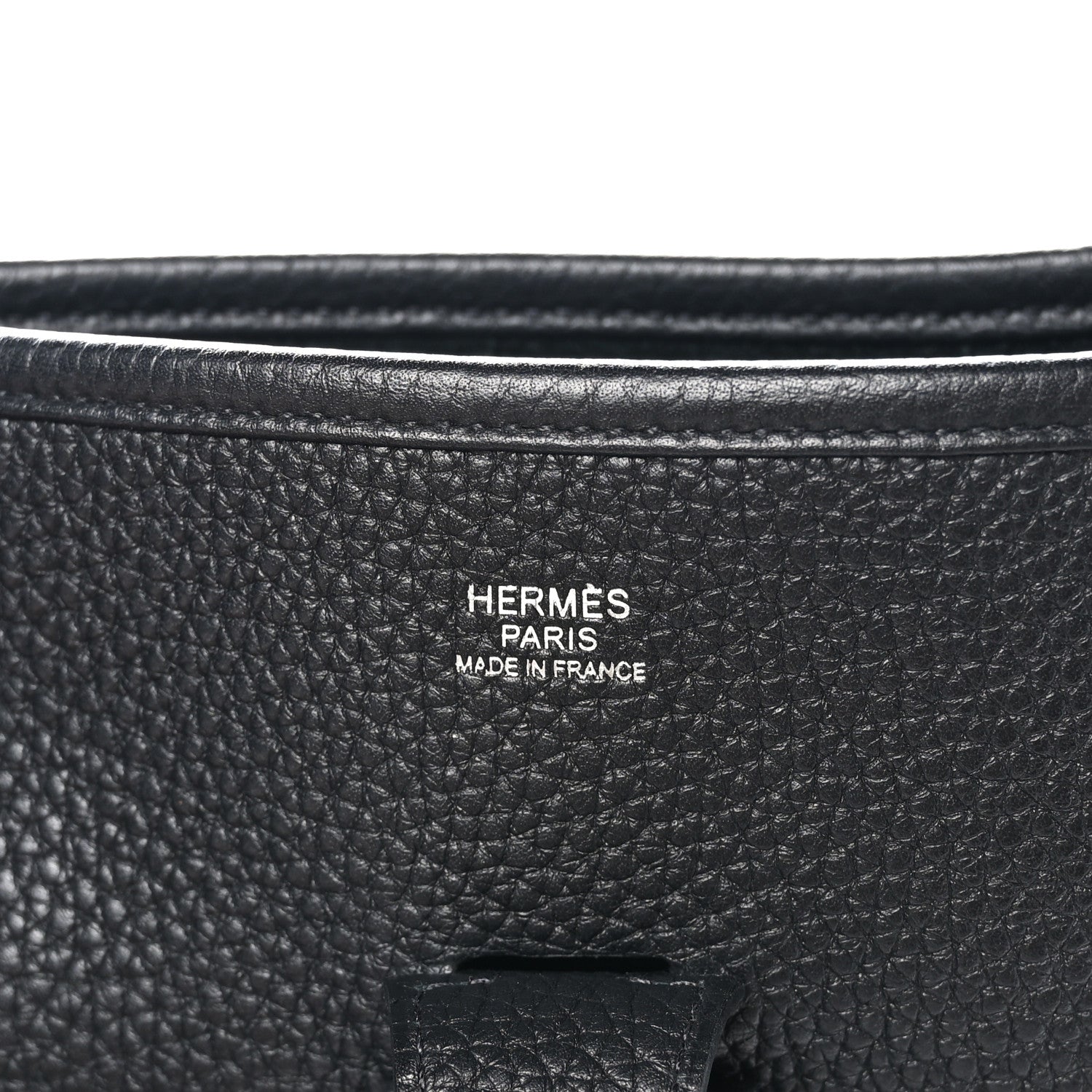 Hermes Taurillon Clemence Evelyne III GM Black 7 of 11