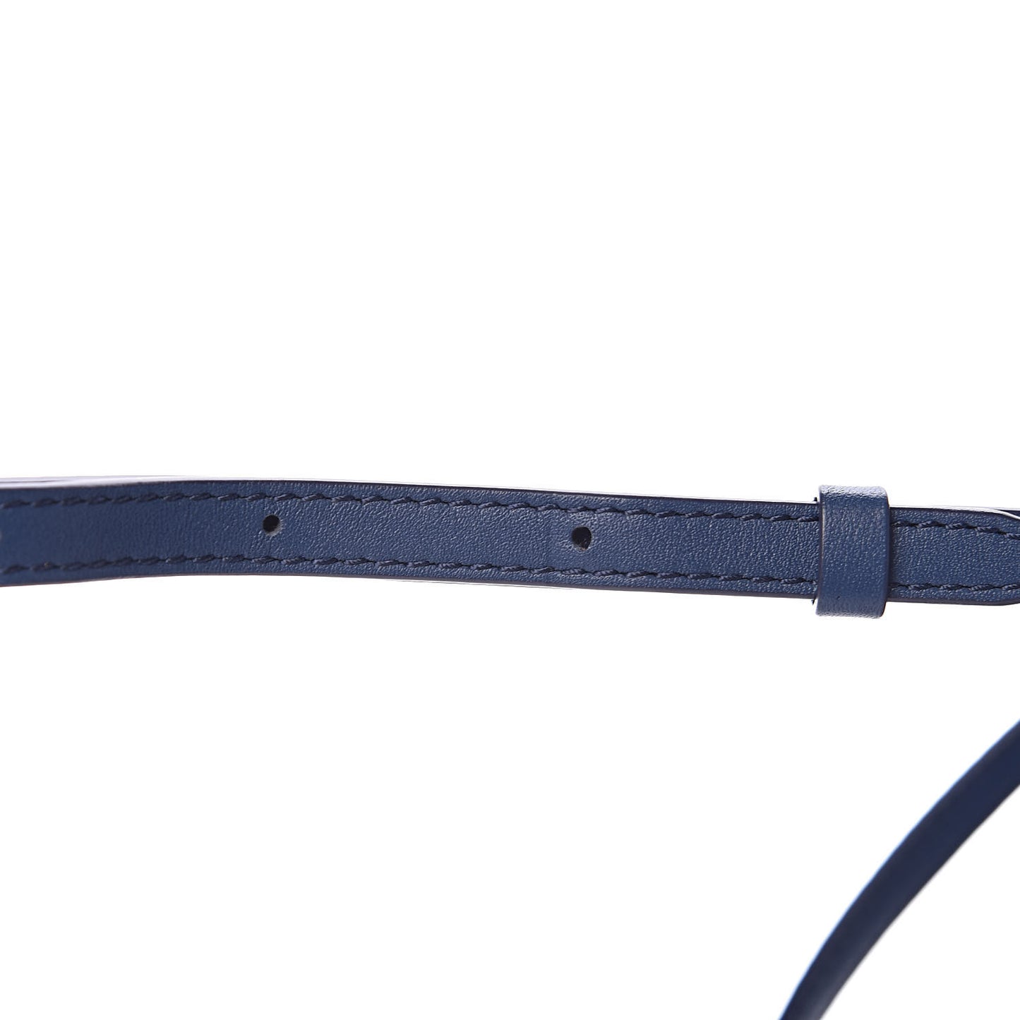 Grained Calfskin Tri-Color Mini Milla Tote Blue