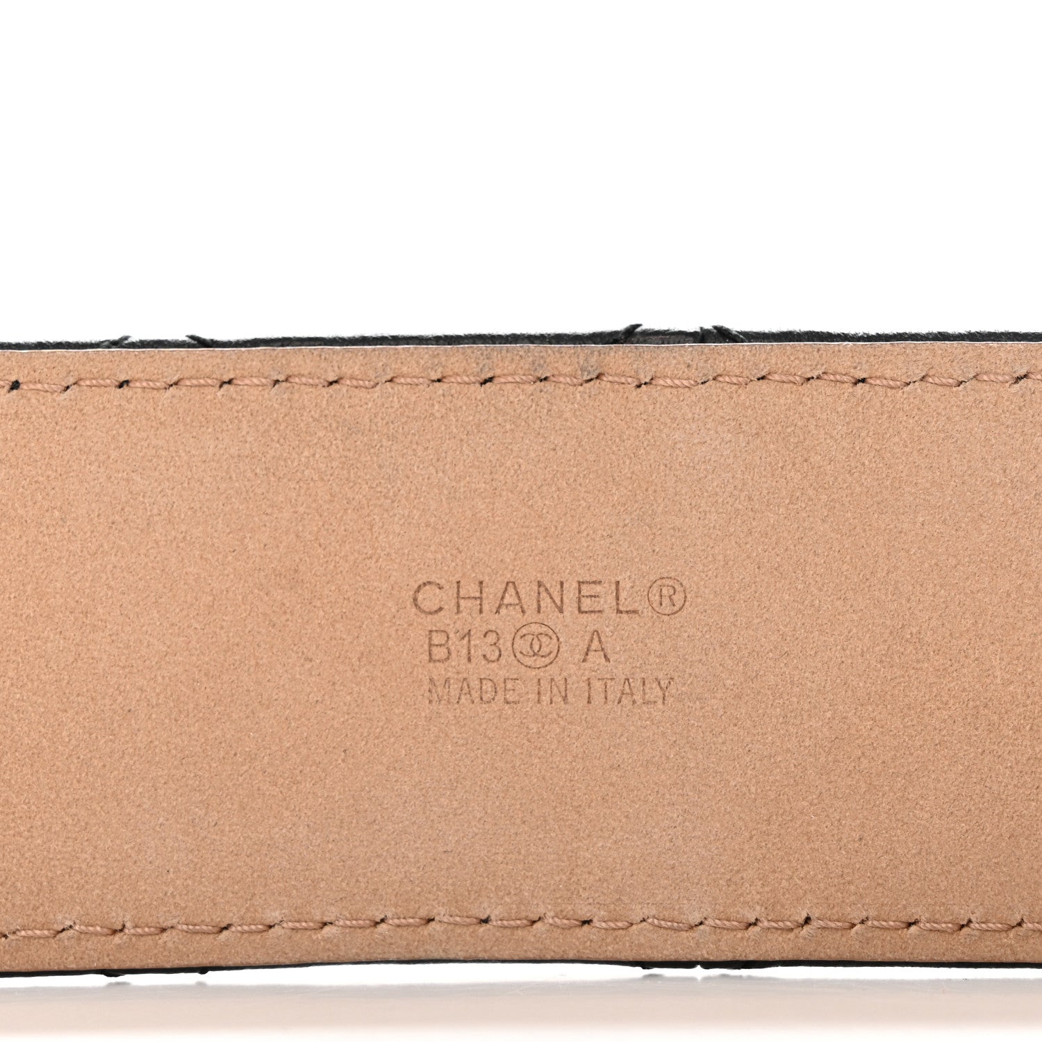 Chanel Lambskin Quilted CC Belt 90 36 Black 5 of 8