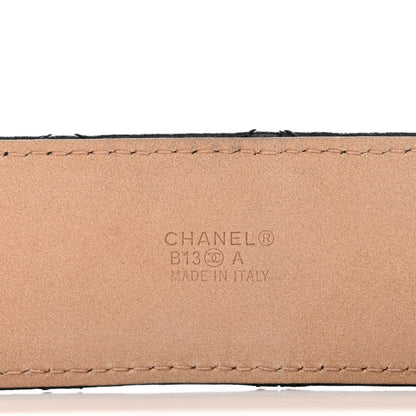 Chanel Lambskin Quilted CC Belt 90 36 Black 5 of 8