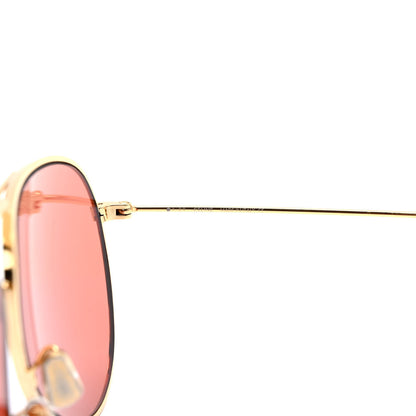 Celine Aviator Sunglasses CL 40062U Gold 5 of 7