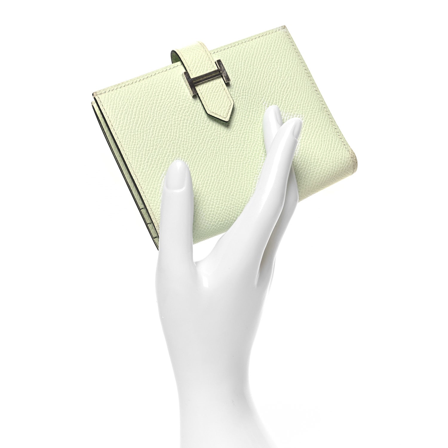 Hermes Epsom Bearn Compact Wallet Vert Fizz 2 of 11