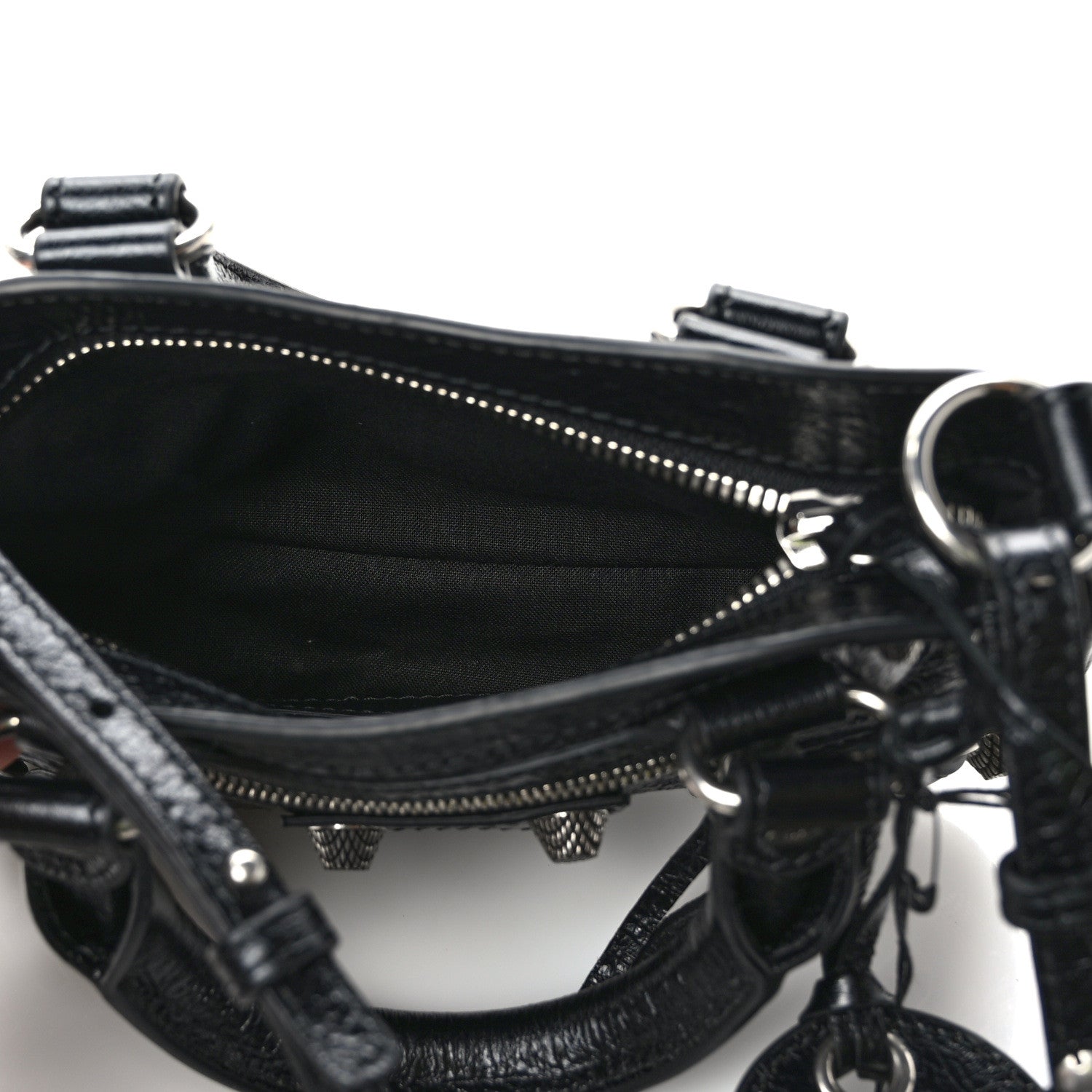 Balenciaga Agneau Arena Neo Cagole Mini Handbag Black 5 of 9