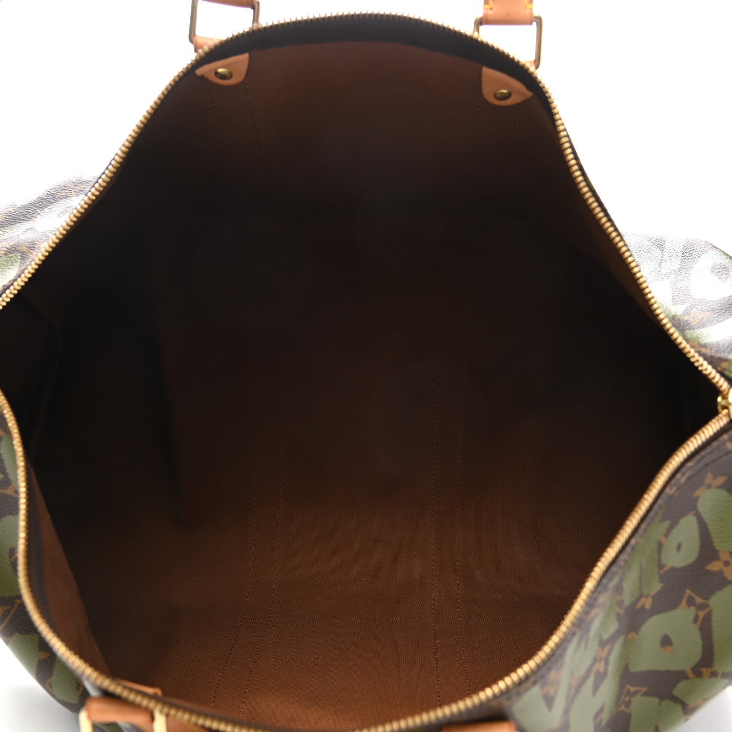 Louis Vuitton Graffiti Keepall 50 Kaki 8 of 15