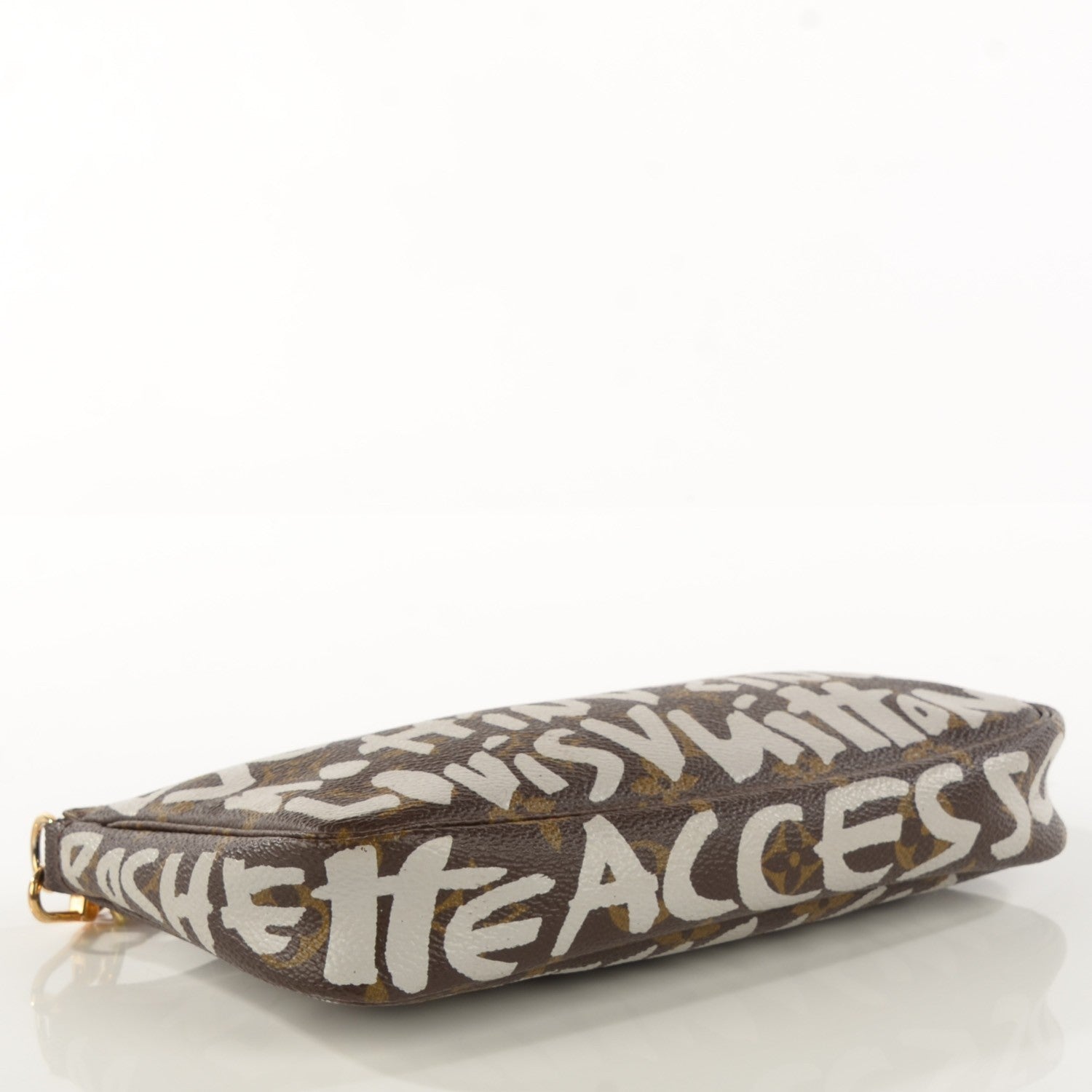 Louis Vuitton Monogram Graffiti Pochette Accessories Silver 4 of 9