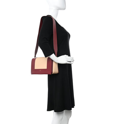 Celine Shiny Smooth Calfskin Medium Frame Shoulder Bag Ruby Nude 2 of 11