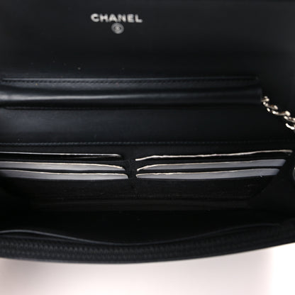 Chanel Caviar Timeless CC Wallet on Chain WOC Black 5 of 10