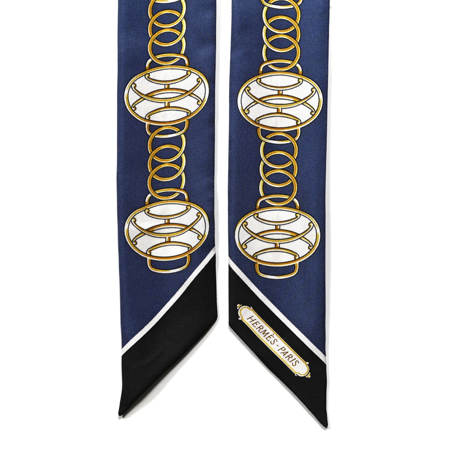 Silk Lift Profile Twilly Marine Black Gold