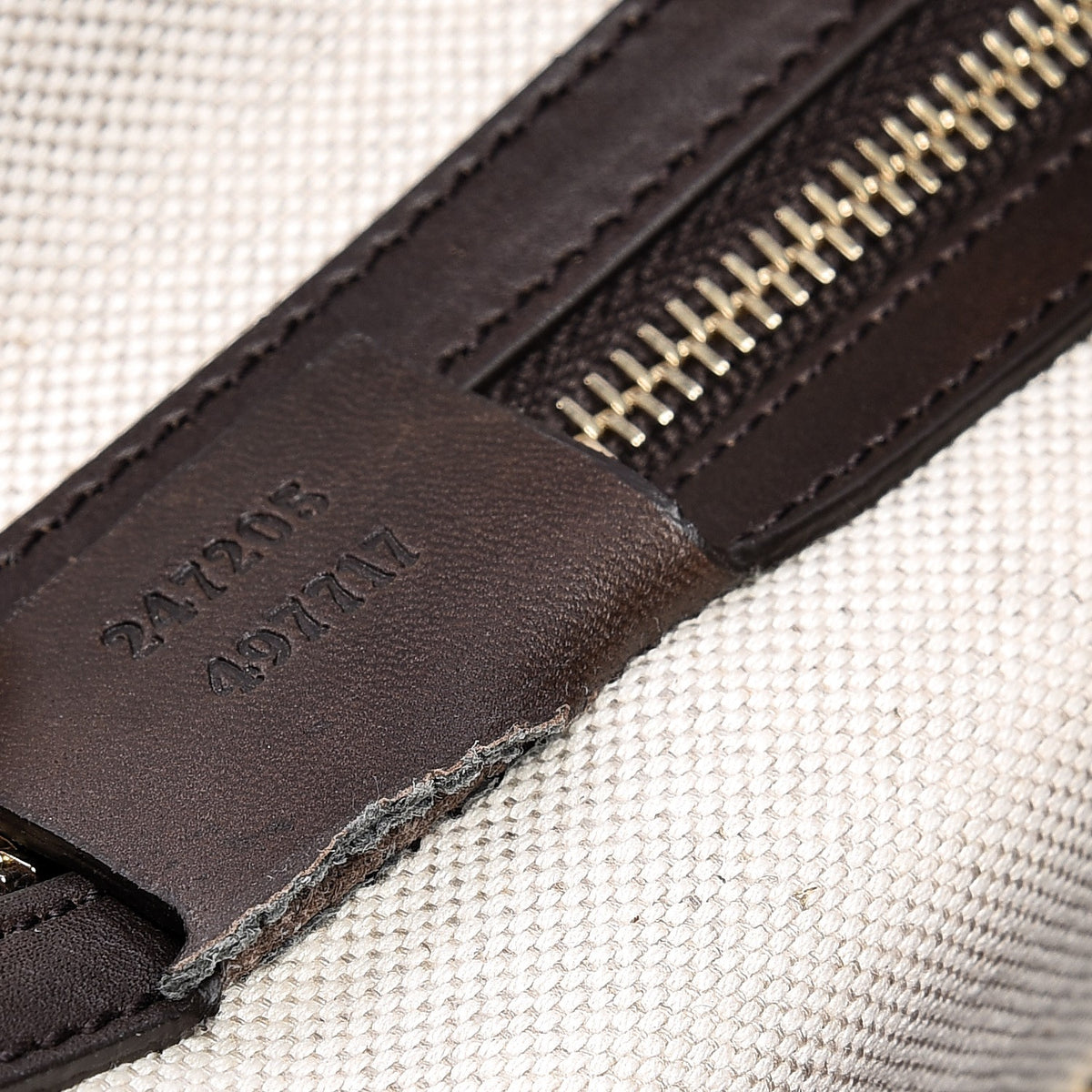Monogram Vintage Web Medium Boston Dark Brown
