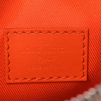 Louis Vuitton Grained Calfskin Aerogram Keepall XS Orange 6 of 10