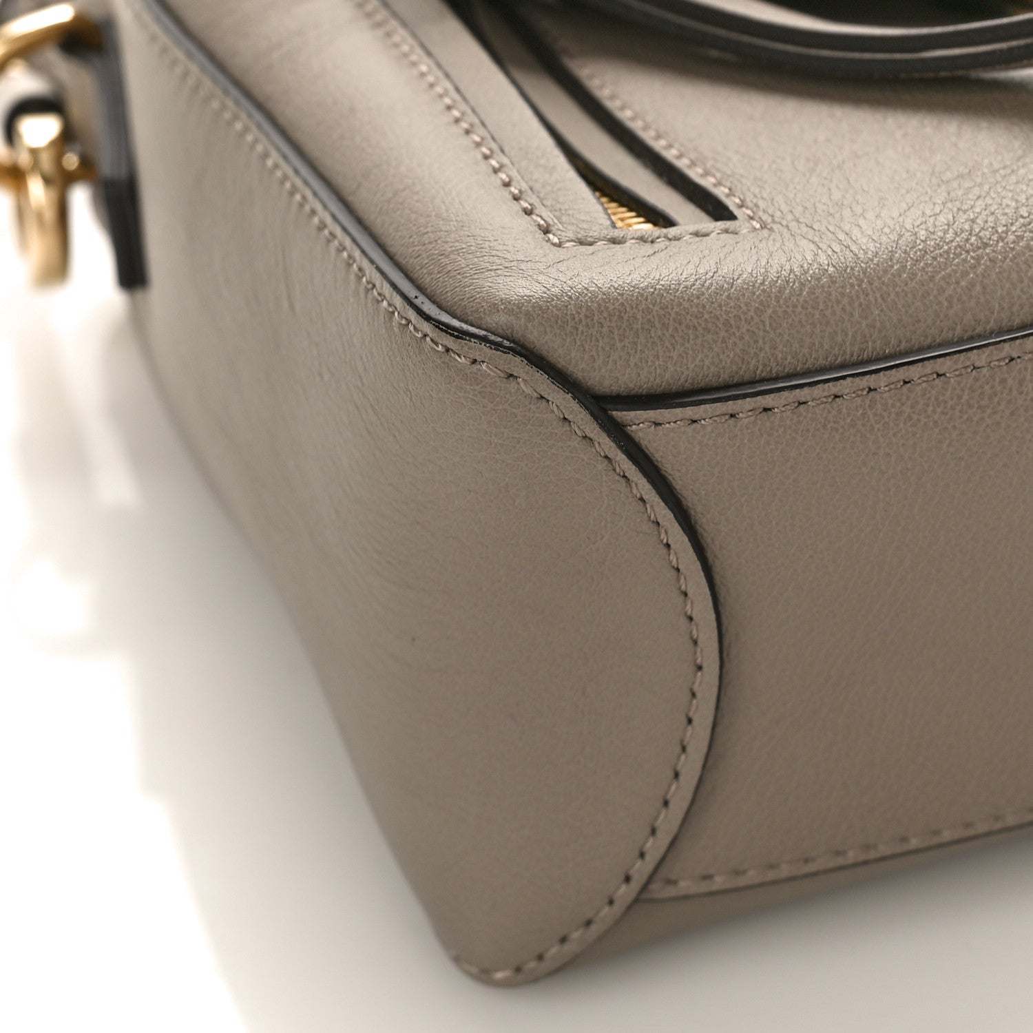 Chloe Calfskin Mini Faye Day Shoulder Bag Motty Grey 8 of 9
