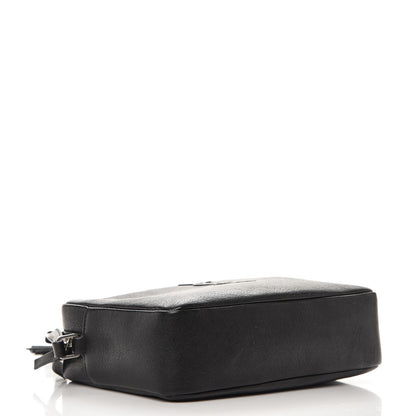 Saint Laurent Lambskin Monogram Small Lou Camera Bag Black 4 of 6