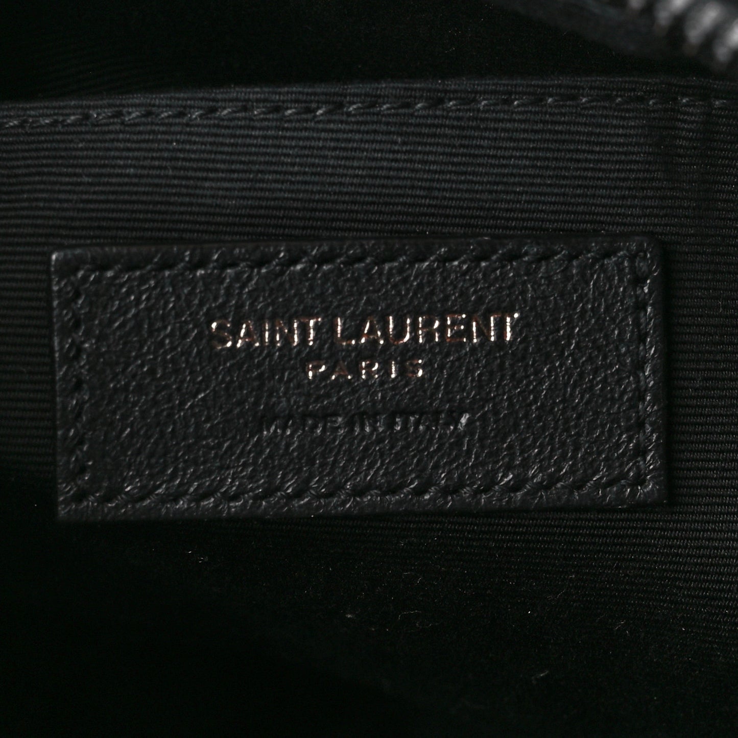 Calfskin Matelasse Monogram Monochrome Lou Camera Bag Black