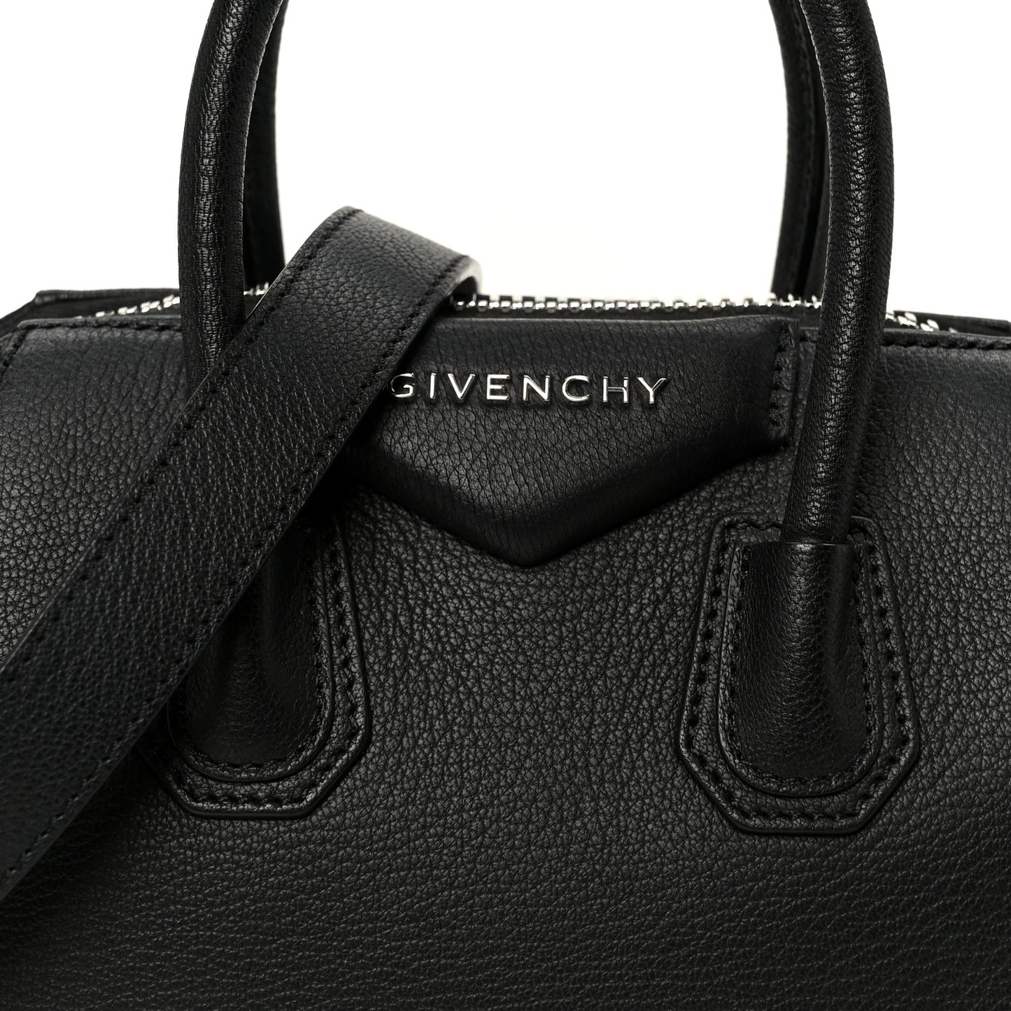 Sugar Goatskin Mini Antigona Black