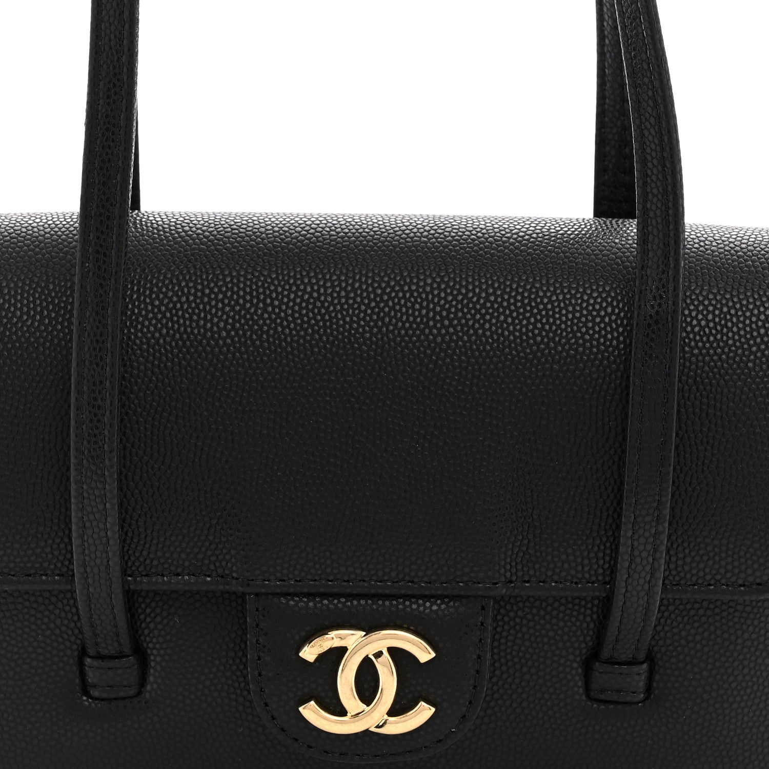 Chanel Shiny Caviar Mini Preppy Coco Shoulder Bag Black 8 of 11
