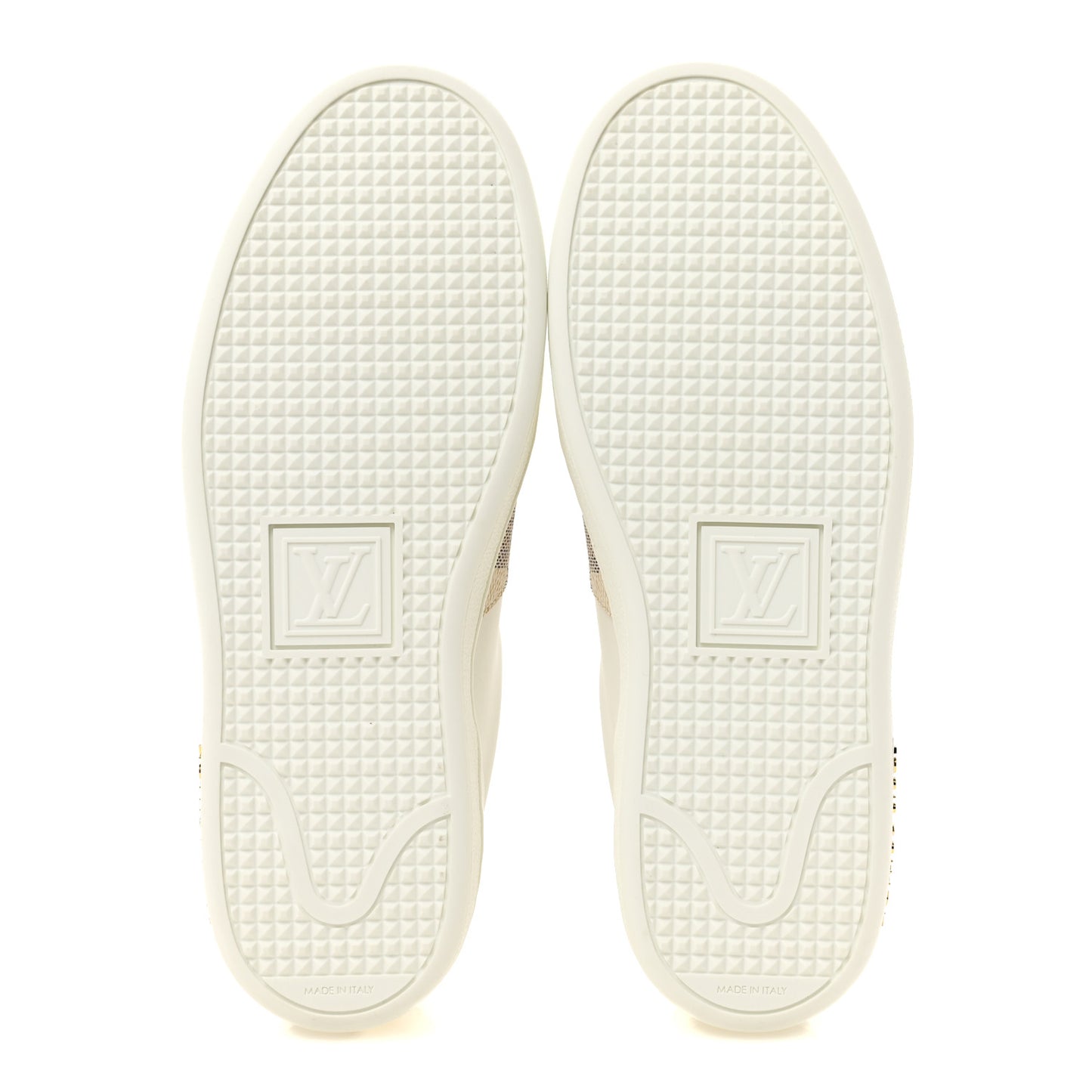 Damier Azur Front Row Sneaker 36 White