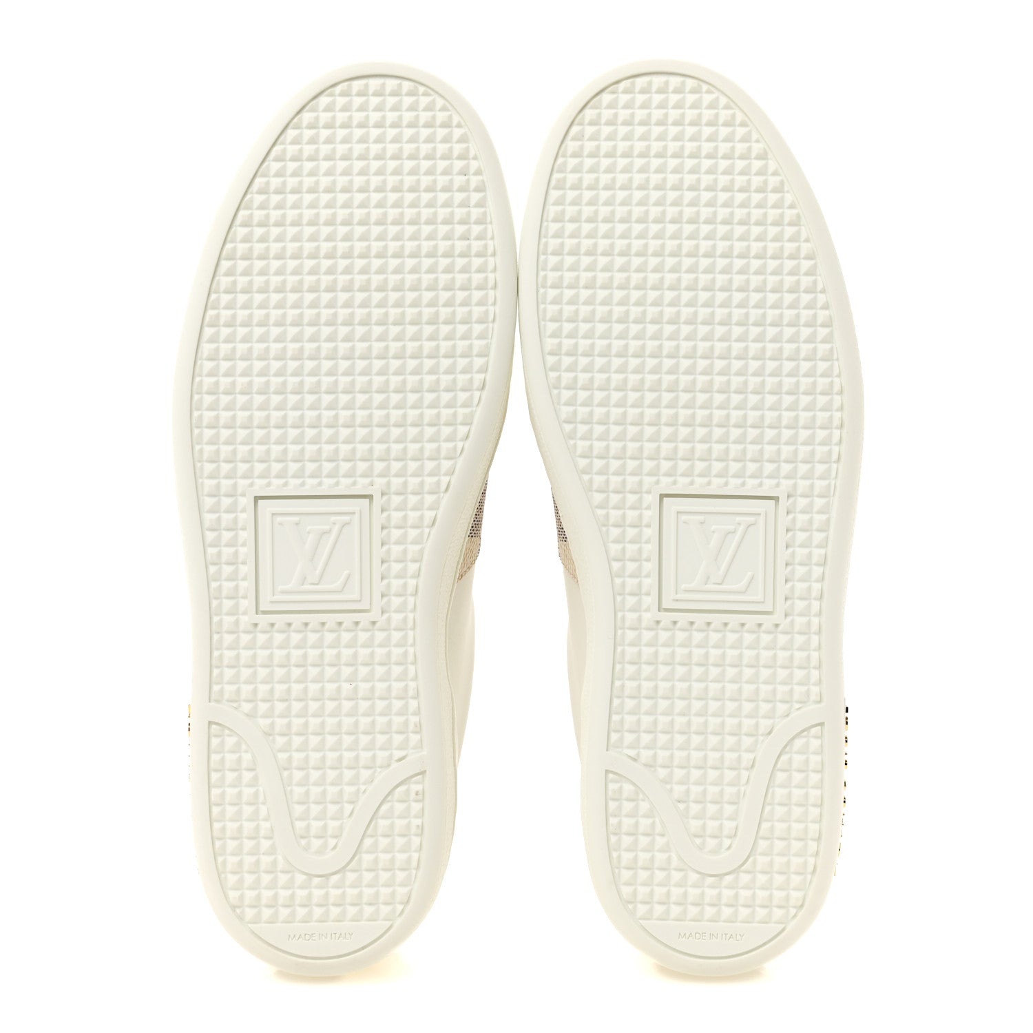 Louis Vuitton Damier Azur Front Row Sneaker 36 White 6 of 10