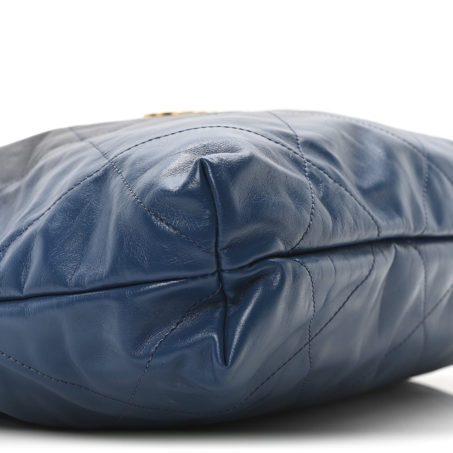 Chanel Shaded Calfskin Quilted Chanel 22 Blue Dark Blue 10 of 11
