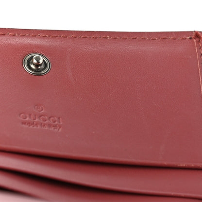 Gucci GG Supreme Monogram Blooms Card Case Beige Multicolor Dry Rose 8 of 9