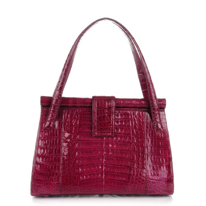 Nancy Gonzalez Crocodile Tote Purple 1 of 6