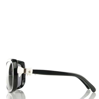 Chanel CC Bow Sunglasses 5171 Black White 2 of 6
