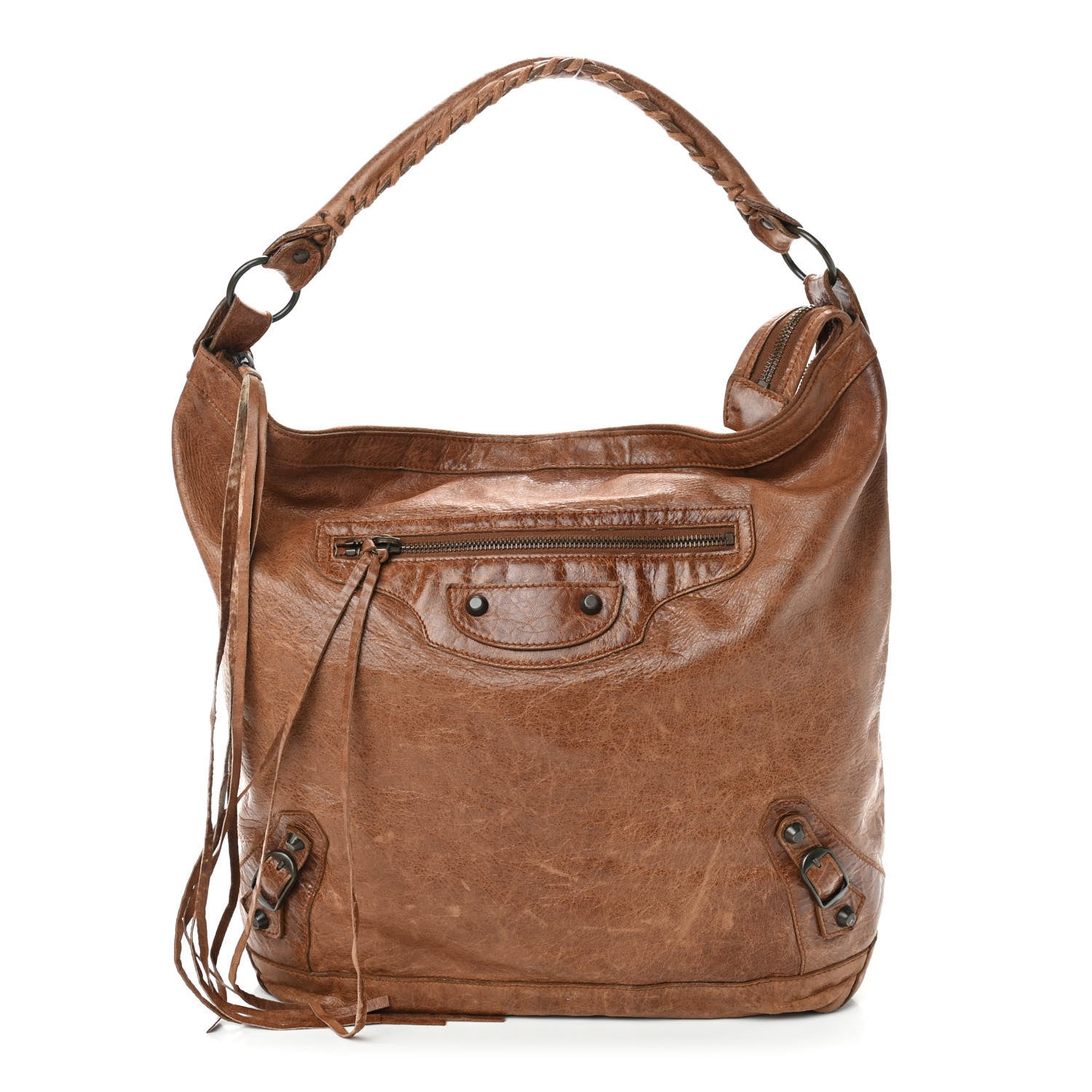 Balenciaga Agneau Classic Hardware Day Hobo Caramel 1 of 11