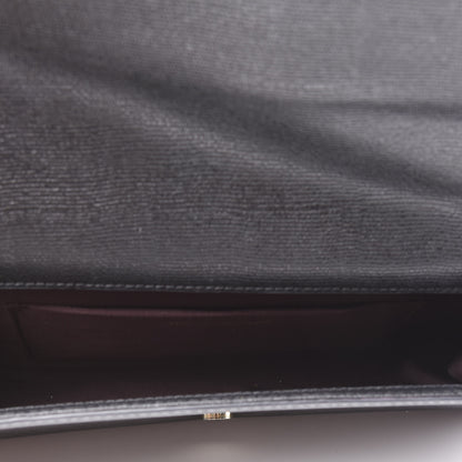 Saint Laurent Textured Calfskin Y Ligne Clutch Black 4 of 8