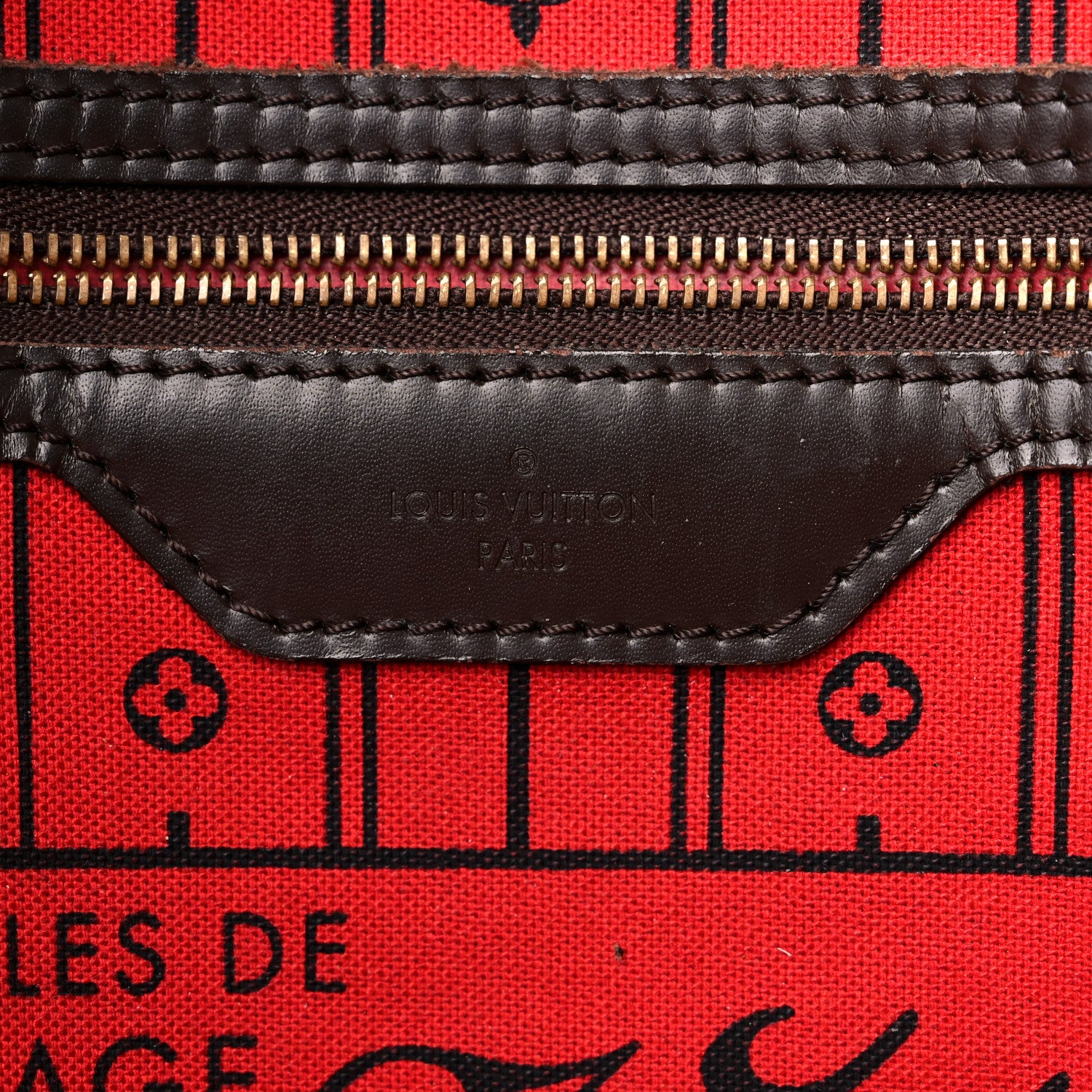 Louis Vuitton Damier Ebene Neverfull GM 6 of 17