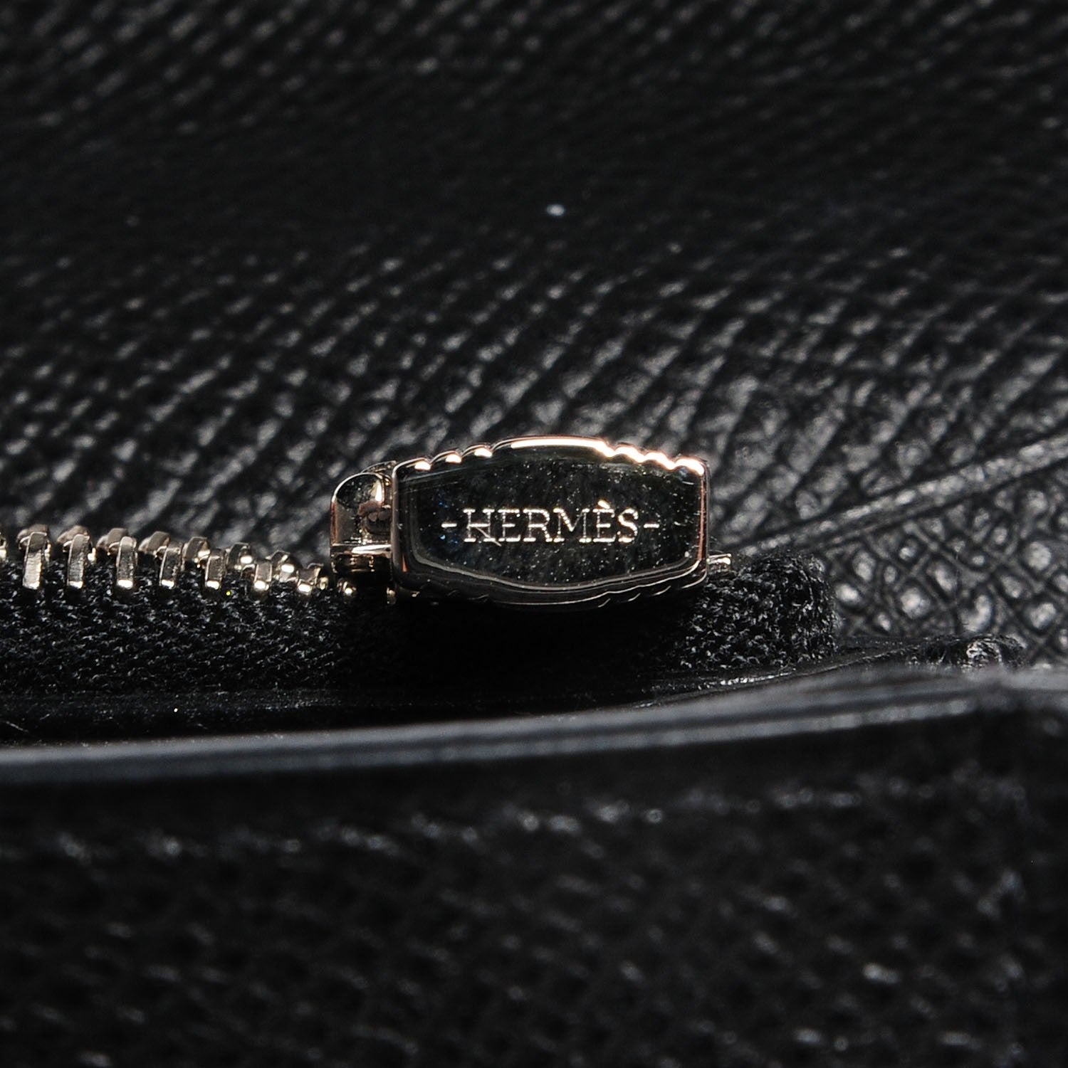 Hermes Epsom Kelly Longue Wallet Black 11 of 12