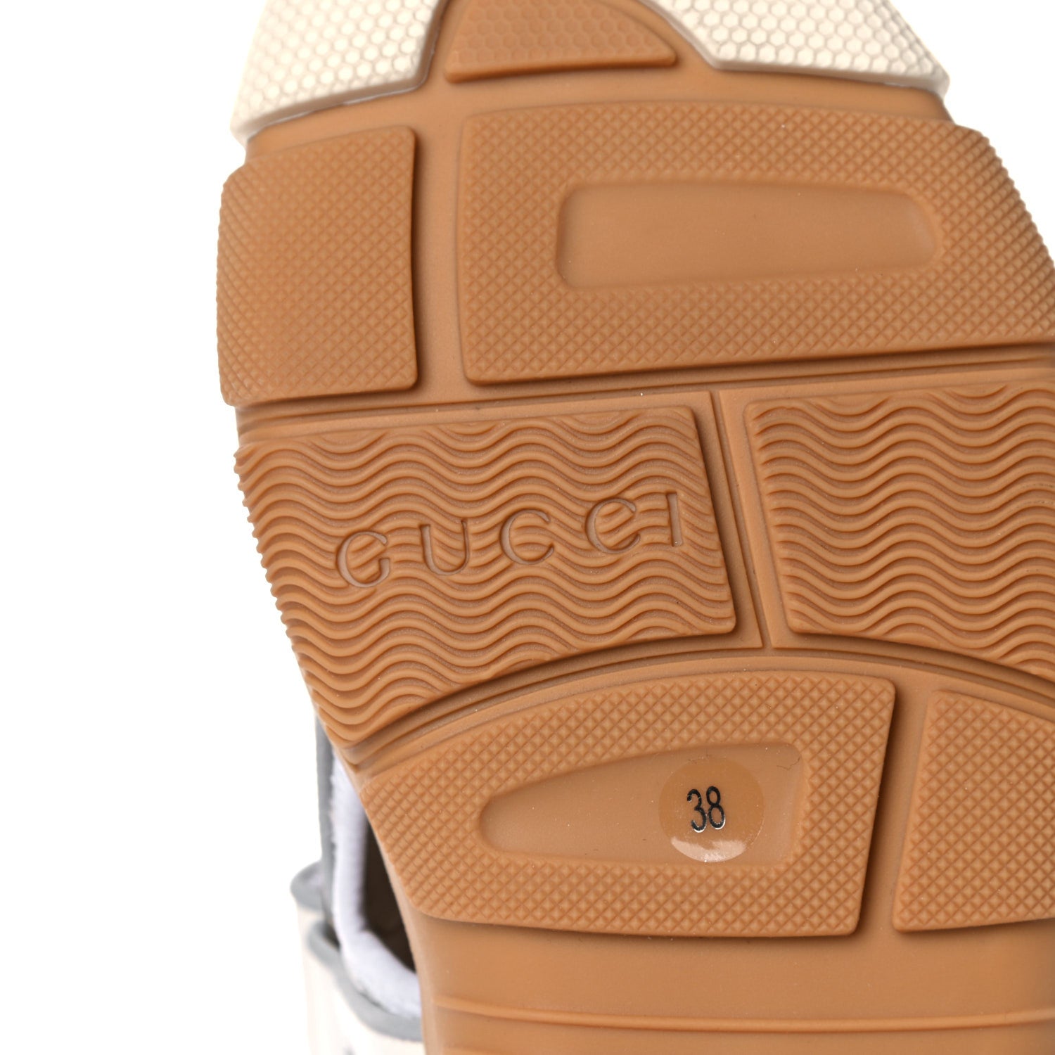 Gucci Mesh Fabric Tinsel Sport Sandals 38 White Silver 6 of 13