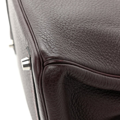 Hermes Taurillon Clemence Birkin 30 Prune 16 of 16