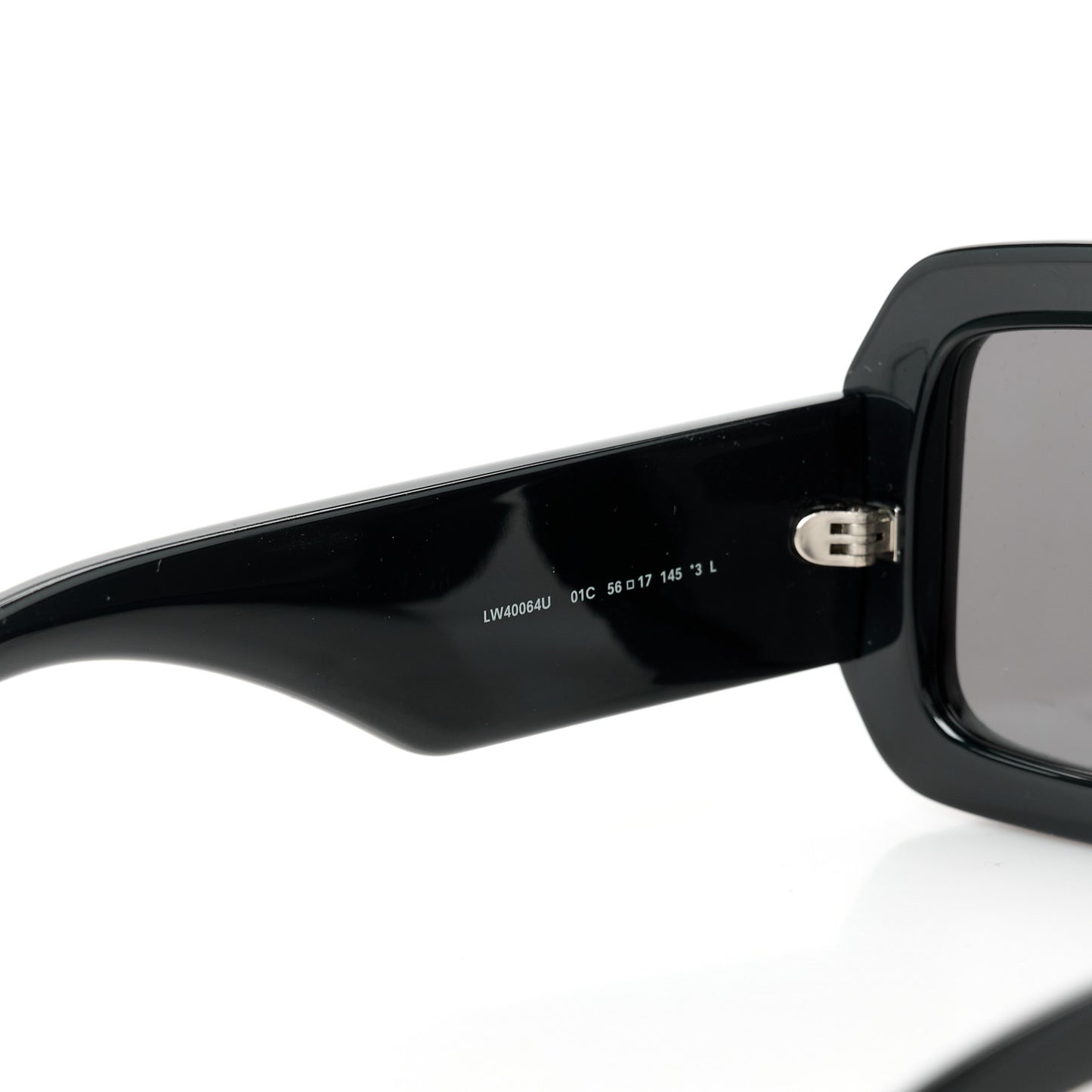Acetate Paula's Ibiza Dive In Mask Sunglasses LW40064U Black Silver