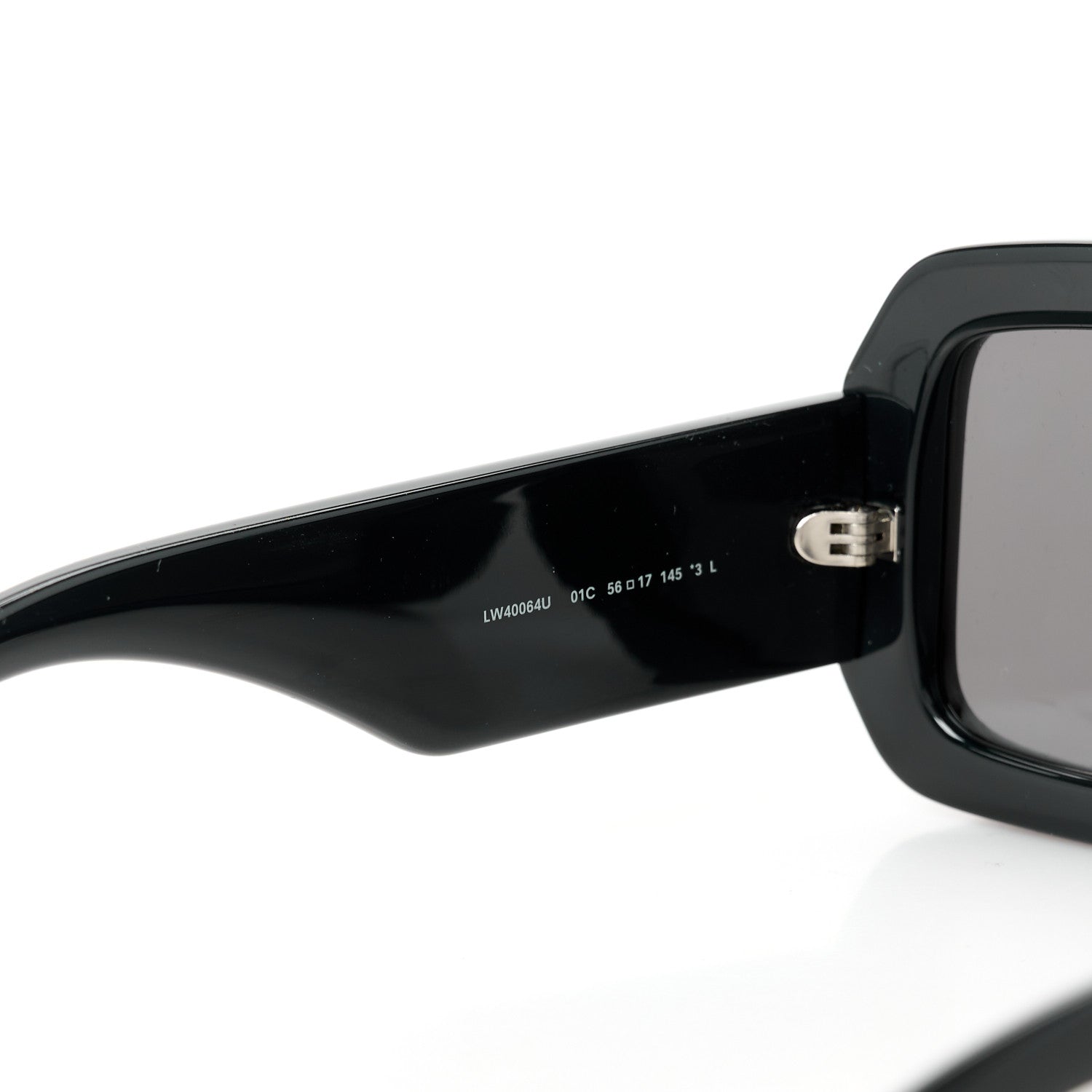 Loewe Acetate Paula's Ibiza Dive In Mask Sunglasses LW40064U Black Silver 5 of 7