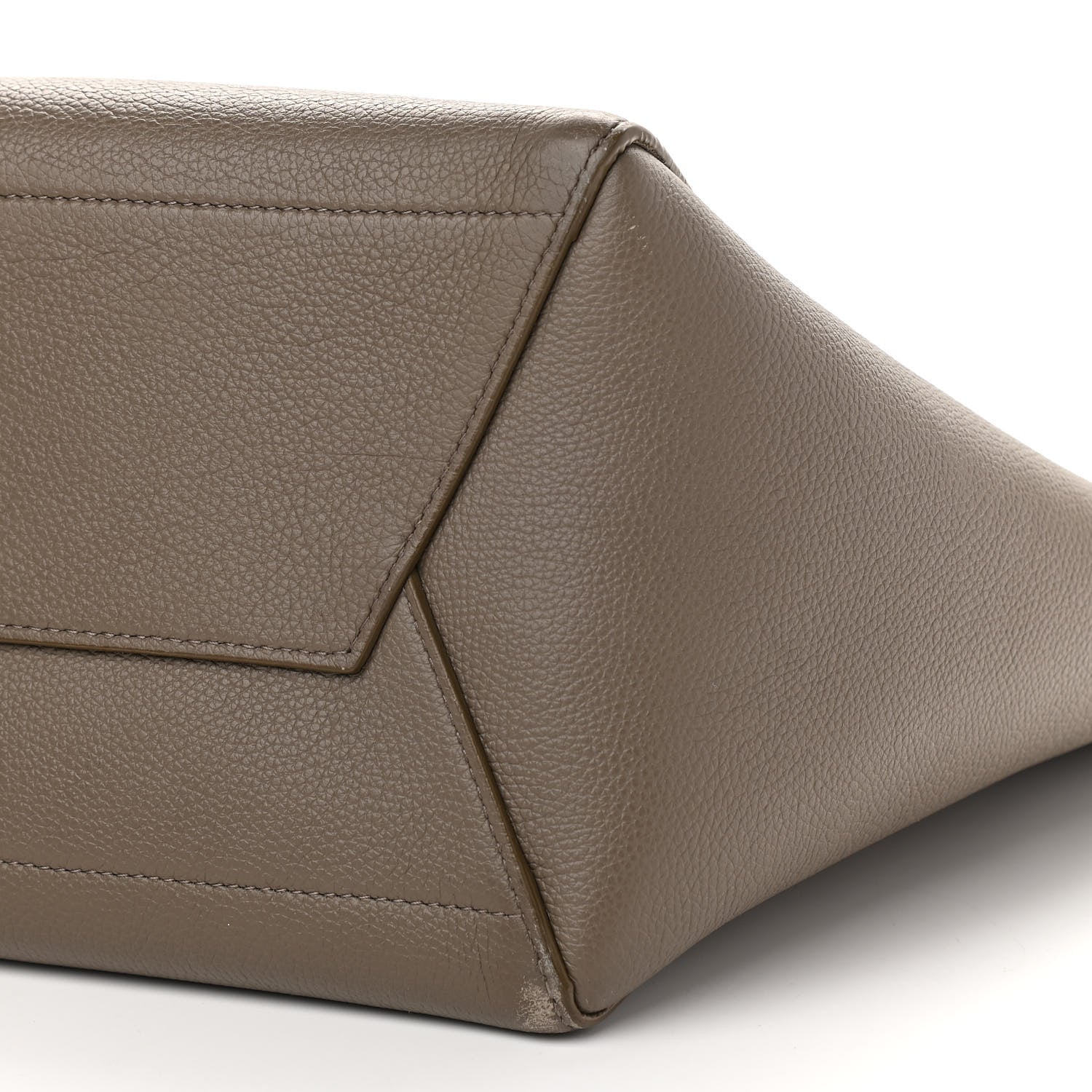 Celine Soft Grained Calfskin Sangle Bucket Bag Taupe 8 of 11