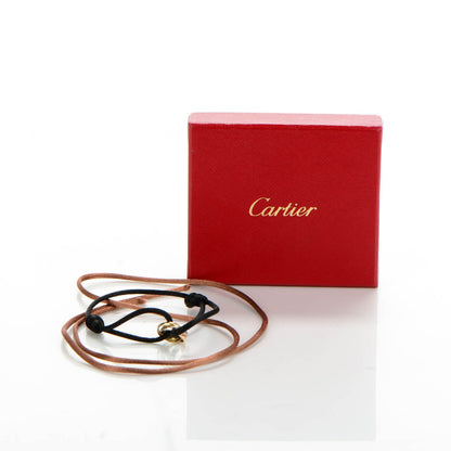 Cartier 18k Pink Yellow White Gold Trinity Adjustable Cord Bracelet 7 of 7