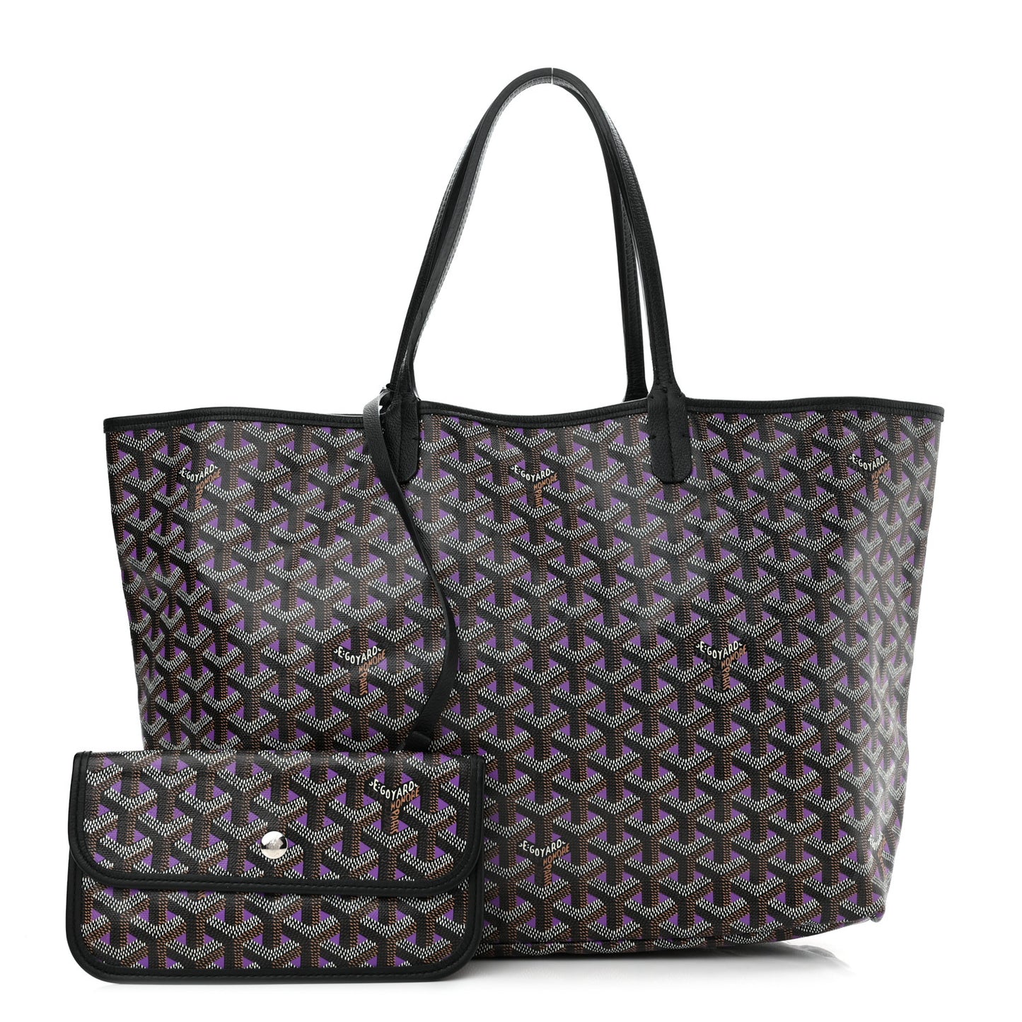 Goyardine Saint Louis Claire Voie PM Black Violet
